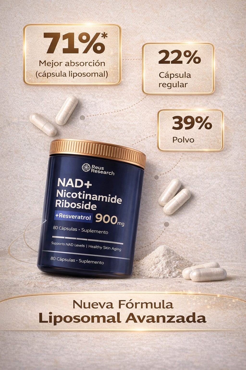 Pack NAD+ (2 frascos)