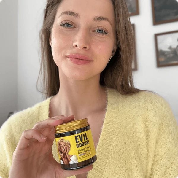 Bálsamo facial nutritivo a base de sebo de res