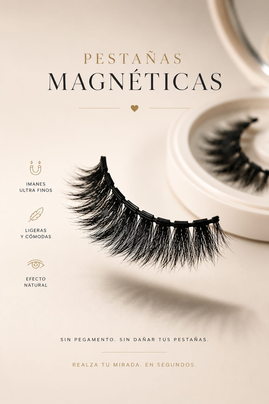 Pestañas magnéticas